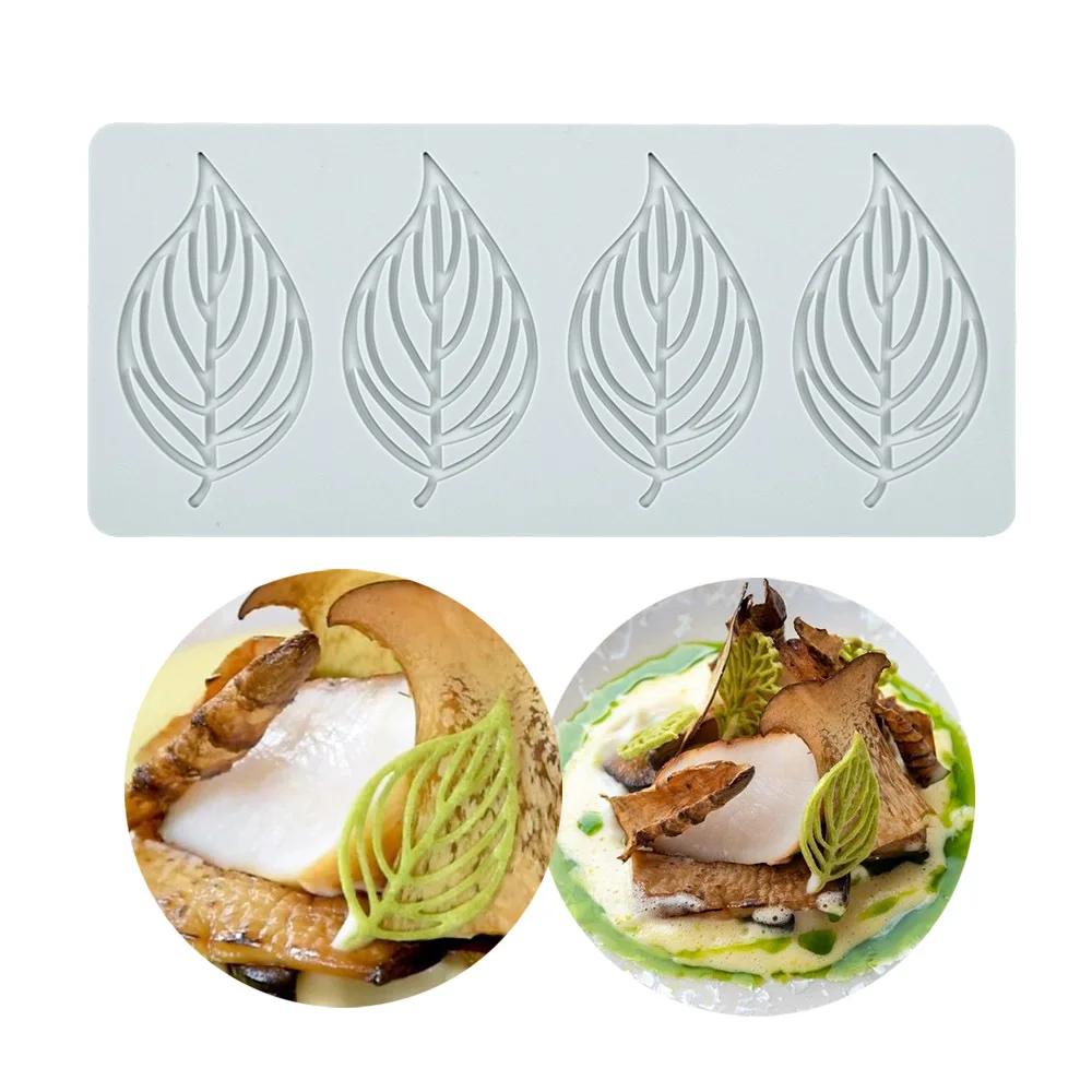 Coussin multi-styles en dentelle pour gâteau, feuille de bulle d'amour, Cuisine moléculaire, assiett