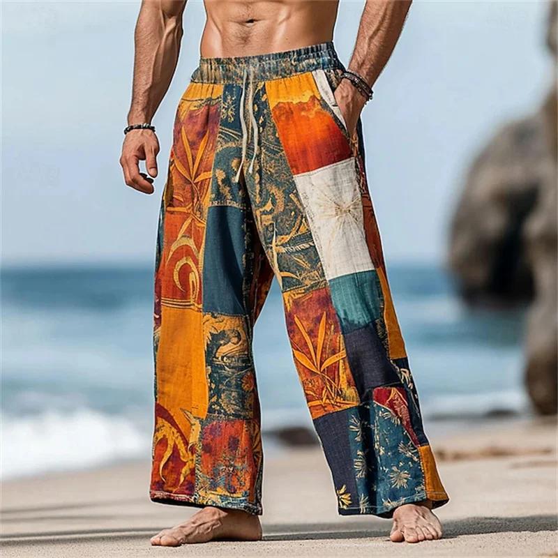 Pantalon large pour homme imprimé en 3D, de haute qualité, confortable et tendance, pantalon imprimé