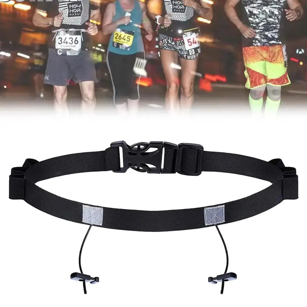 Porte-bavoir de course, ceinture de course, sangle de bavoir pour Triathlon, Marathon, course à pied