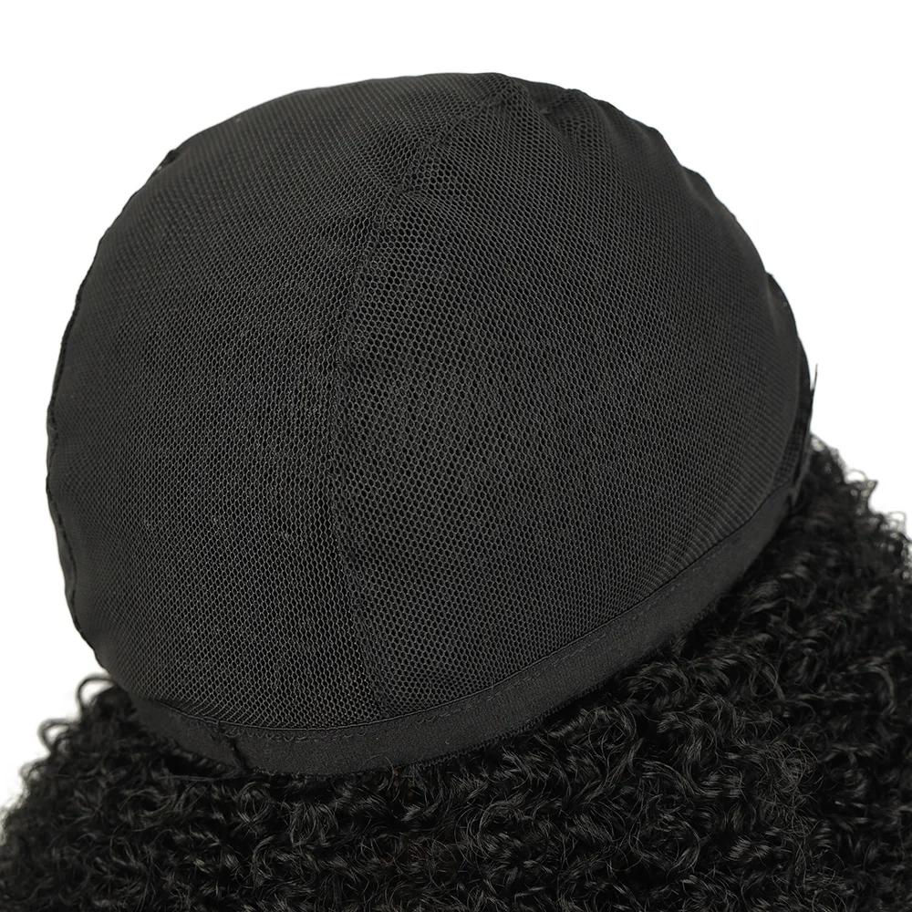 Perruque courte synthétique Afro perruques bouclées lâches pour les femmes noires perruques Afro cou