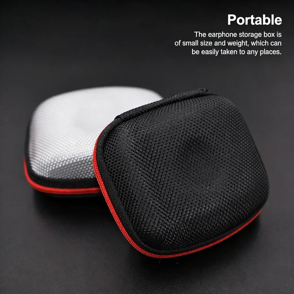 Étui pour écouteurs, boîte pour écouteurs, étui pour casque Bluetooth, étui carré portable pour casq