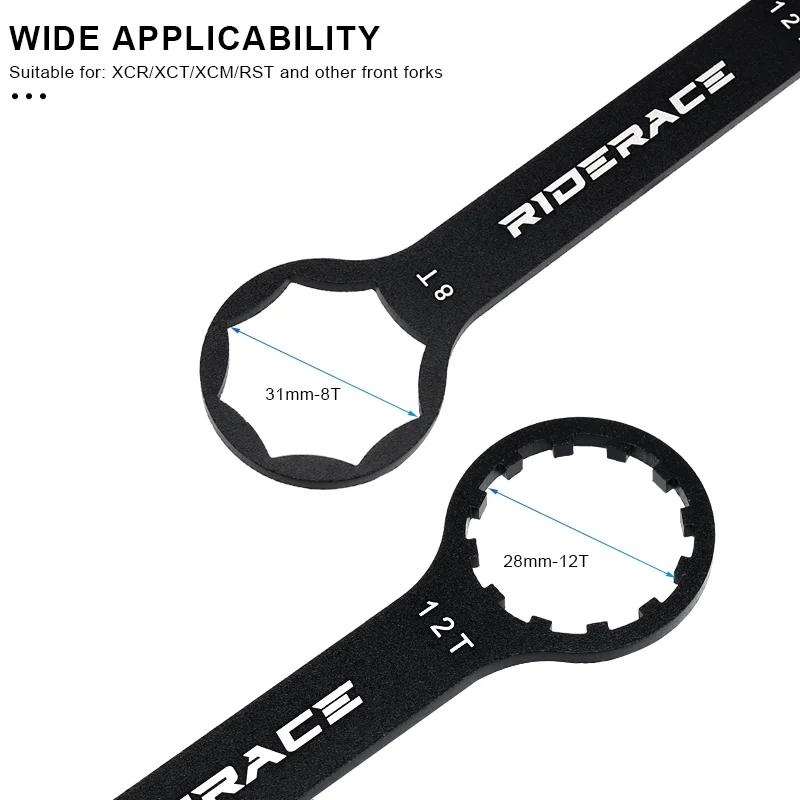 RIDERACE clé de fourche avant de vélo pour Suntour XCM XCR XCT RST outil d'installation de retrait d