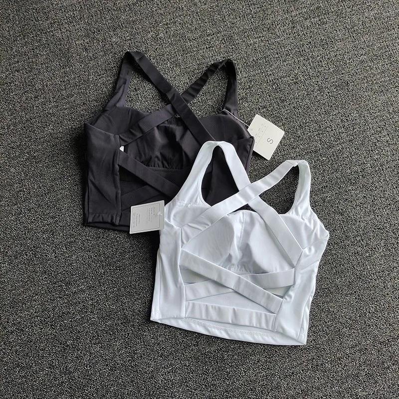 Soutien-gorge sport femme push-up - Bralette respirante pour yoga, fitness et course à pied