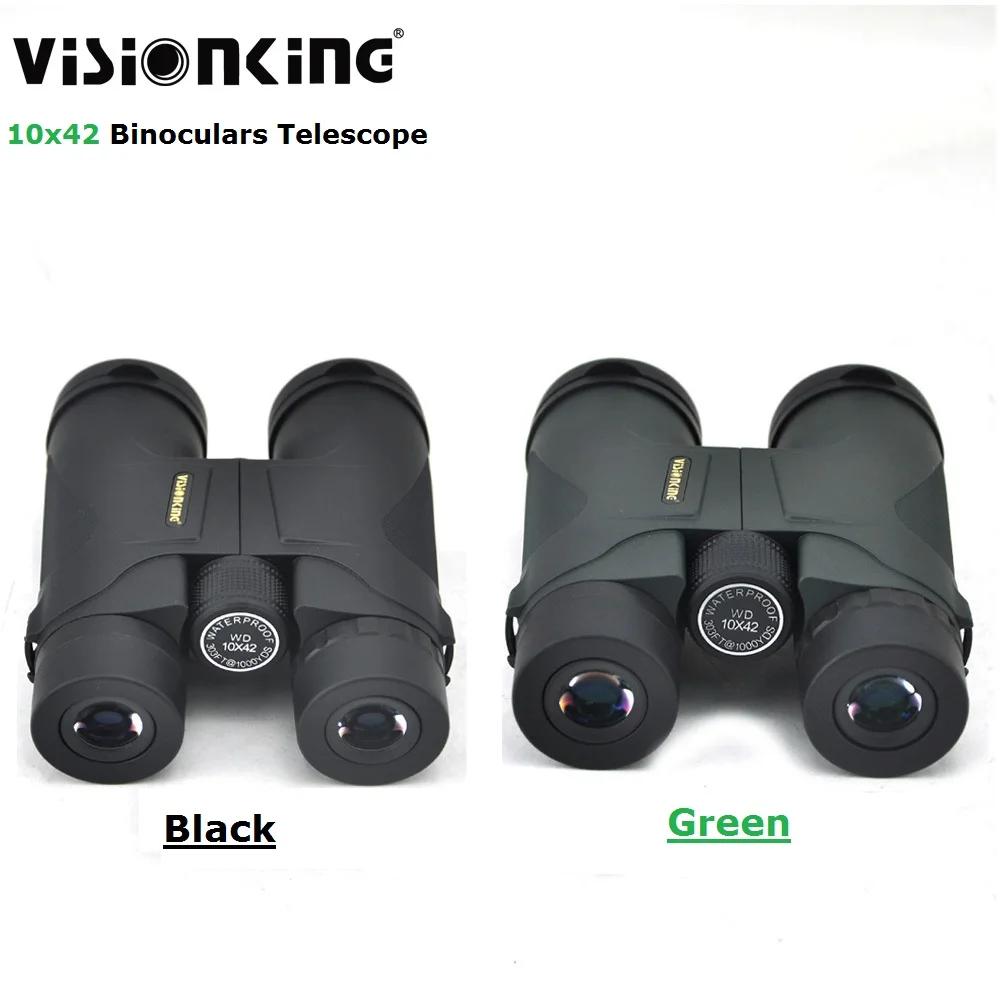 Visionking longue portée 10x42 chasse Camping jumelles BAK-4 FMC étanche puissant télescope Prismati