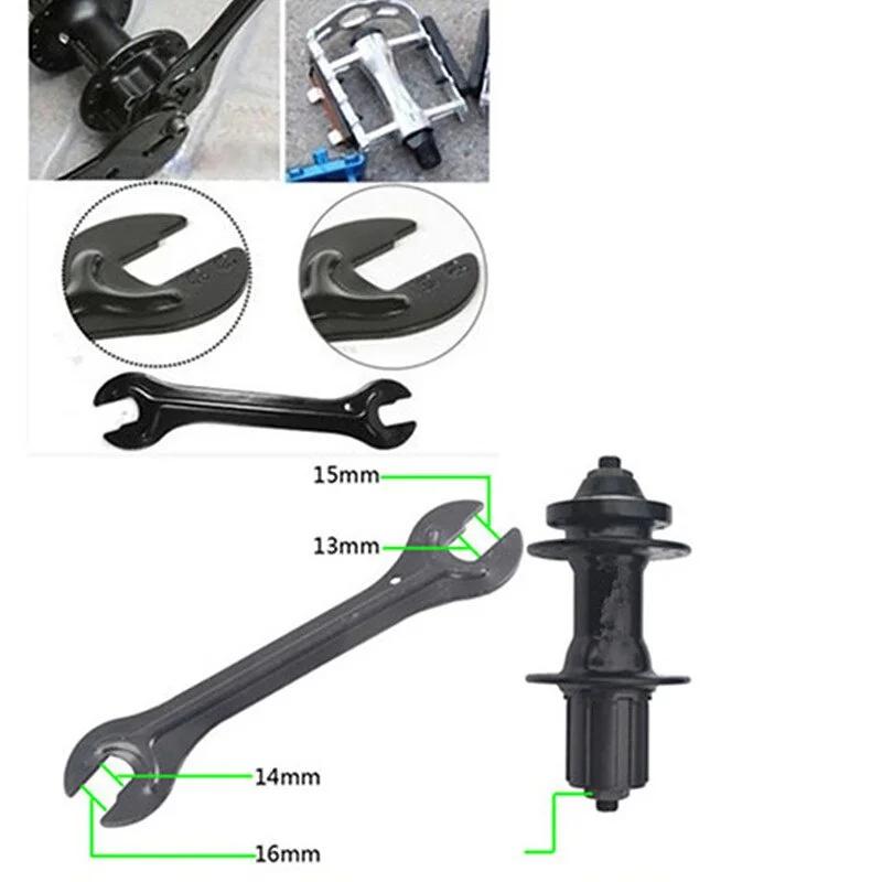 Clé conique de moyeu de vélo, tête Portable, clé d'essieu à extrémité ouverte, outil de réparation d