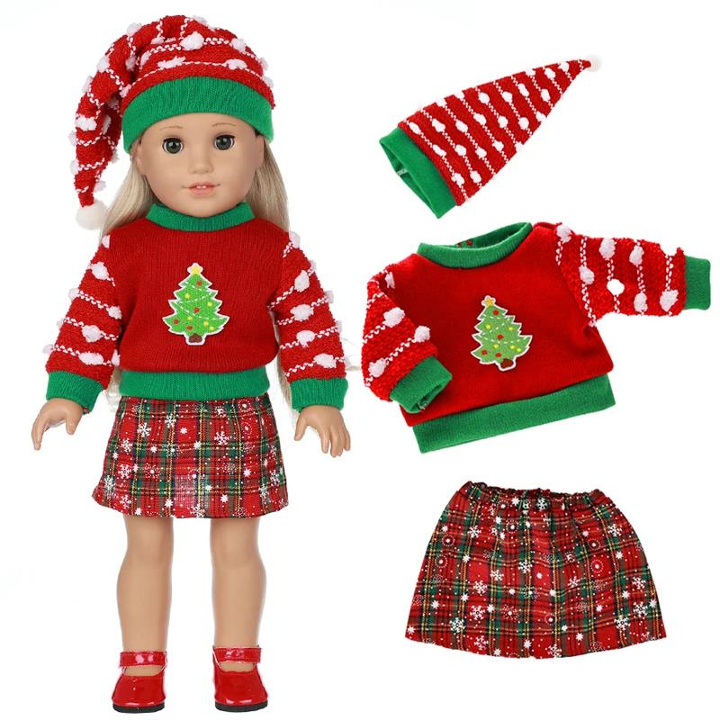 Vêtements de poupée pour fille de 18 pouces, manteau d'hiver, veste de poupée pour bébé de 43cm, ten