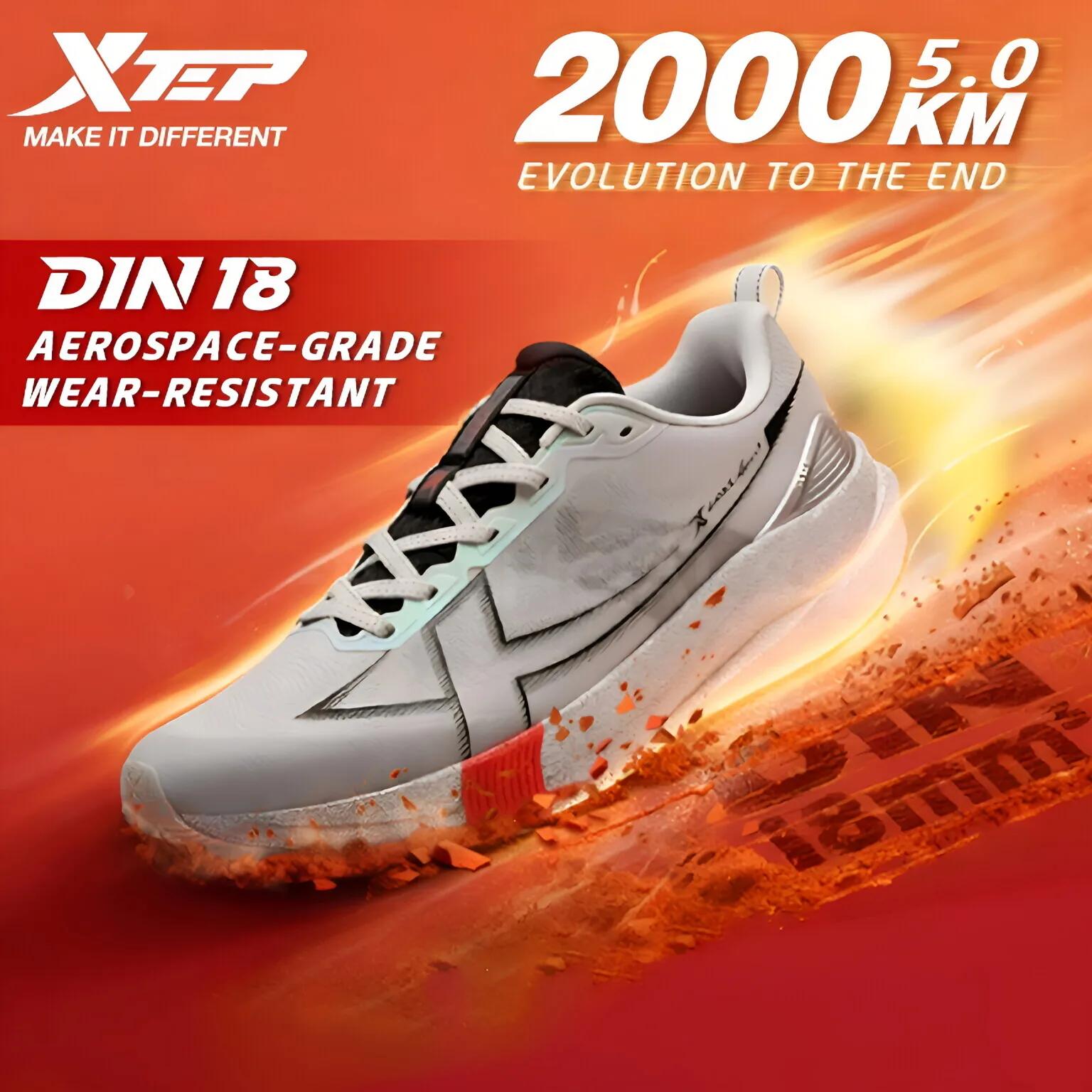 Xtep 2000km 5.0 chaussures de course doux Marathon baskets coussin Durable professionnel Combat rue
