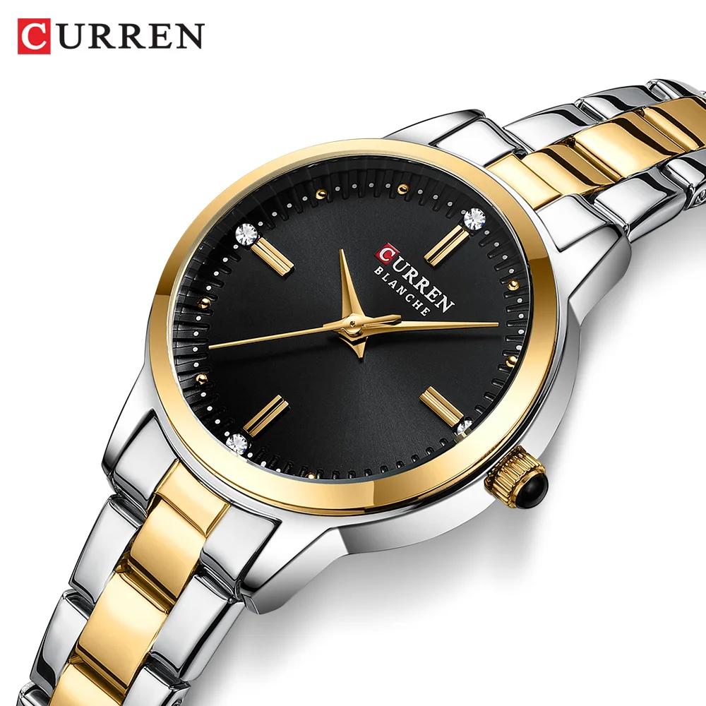 CURREN montres pour femmes mode originale montre-bracelet à Quartz pour dames cadran romain diamant 