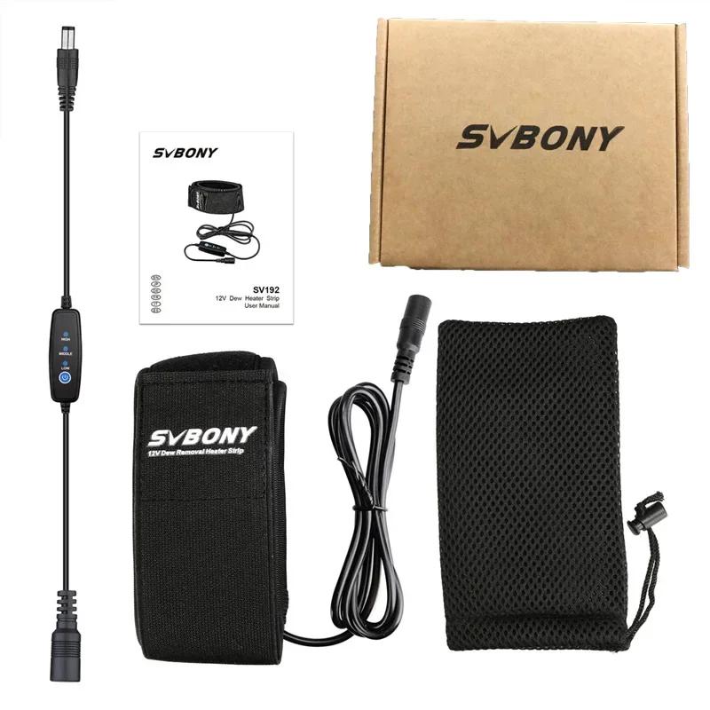 SVBONY Black Dew Heating Strip 12V 480mm / 560mm pour télescope astronomique / objectif reflex de ca