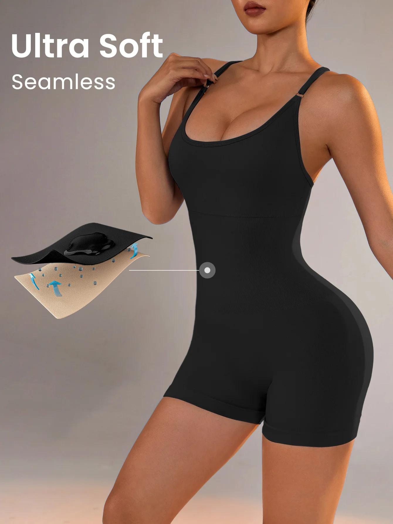 Combinaison de Fitness Sexy pour femmes, combishort de sport réglable croisé, une pièce, combinaison