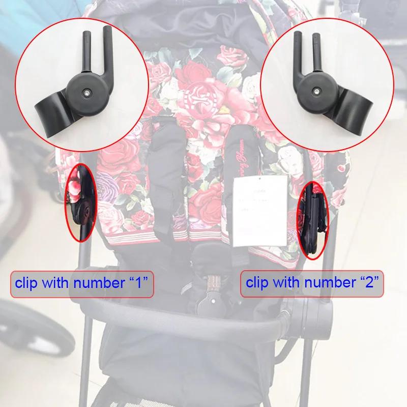 Clip de tige de Support d'auvent Buggy Cybex Priam 3 /4 Mios 2/3, boucle de pare-soleil, fermoir d'a