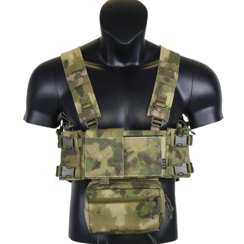 Plateforme poitrine ATFG CAMO micro porte-inspirer pocommuniste oreilles poudres ensemble SFP Fat Strap 5.56 7.62