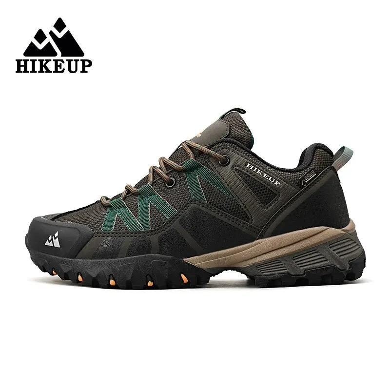 HIKEUP respirant amorti antidérapant baskets hommes chaussures de randonnée course Trekking baskets 