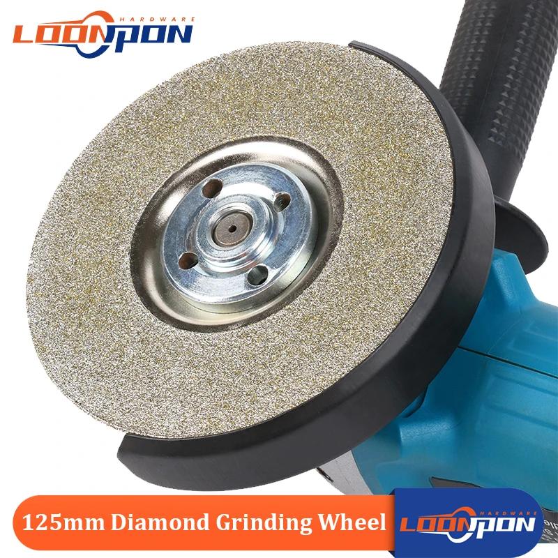 Disque de coupe diamant galvanisé de 125mm, meule en forme de bol pour verre céramique Jade 46 grain