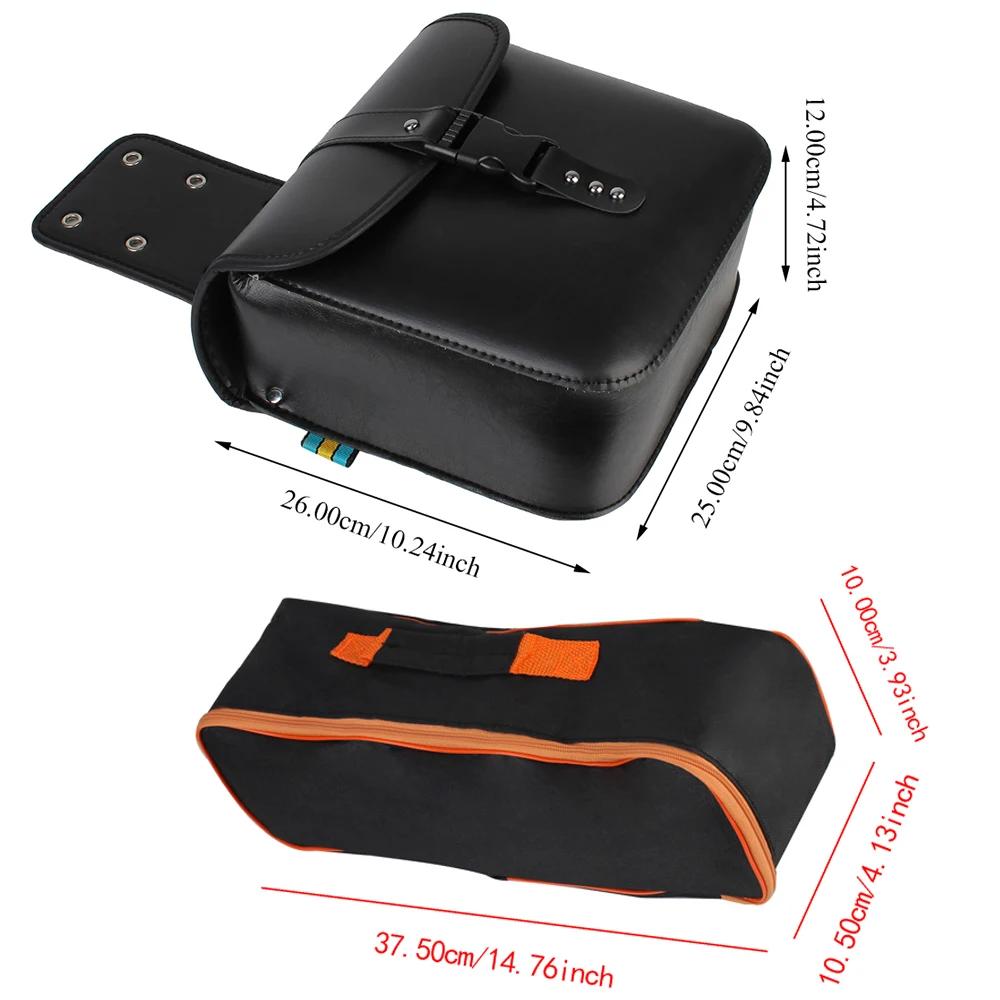 Sacs de selle de moto rétro, pochette mallette de rangement, valise de réservoir de bagages latéraux