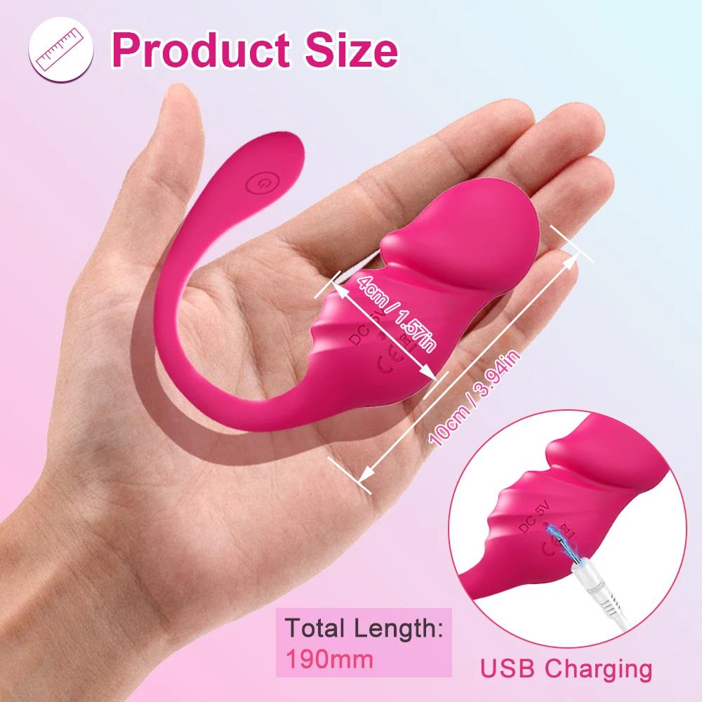 Oeuf vibrateur Bluetooth portable pour femme, gode, stimulateur de clitoris, culotte vibrante à dist