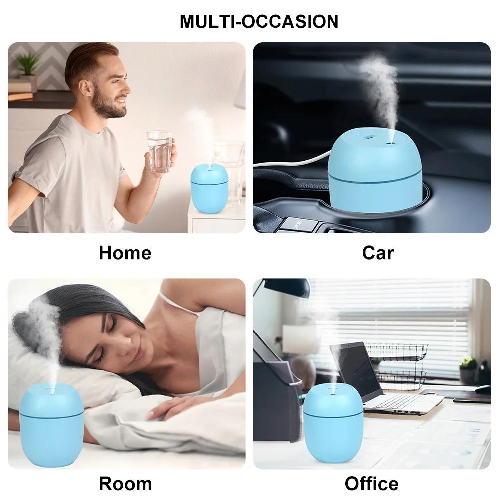 Mini humidificateur d'air USB, diffuseur d'huile essentielle et d'arôme pour maison et voiture, brum