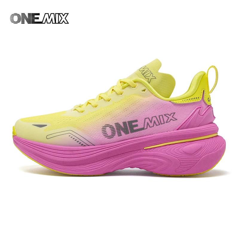 ONEMIX 2026 Nouvelles chaussures de course à coussinets pour femmes et hommes, légères, tendance, ba