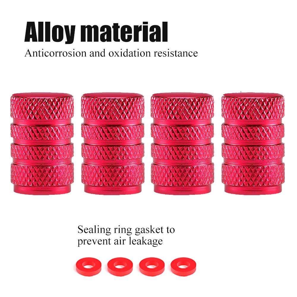 Bouchons de Valve de pneu en aluminium, anti-poussière, couvercles de tige universels pour voitures,