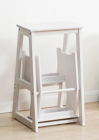 Tabouret d'atterrissage stockable à trois marches, chaise à échelle polyvalente pour touristes, marc