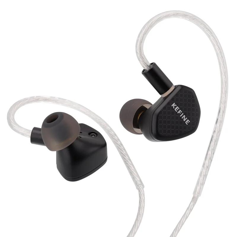 Écouteurs intra-auriculaires Hi-Fi Kefine-Klean avec diaphragme dynamique DLC de 10 mm, embouts et c