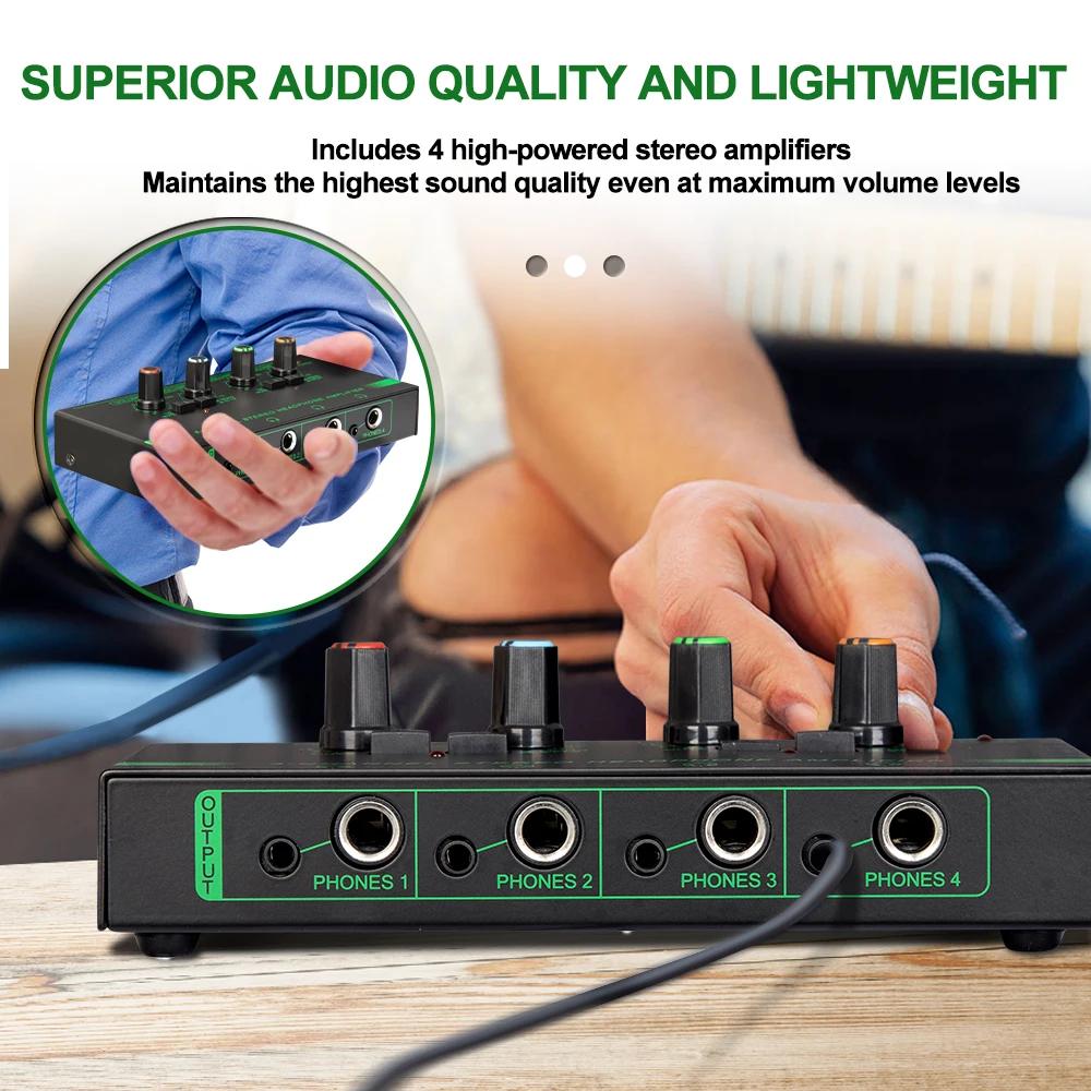 Mini amplificateur de casque Depusheng nouveau amplificateur Audio stéréo Ultra-Compact 4/6 canaux a