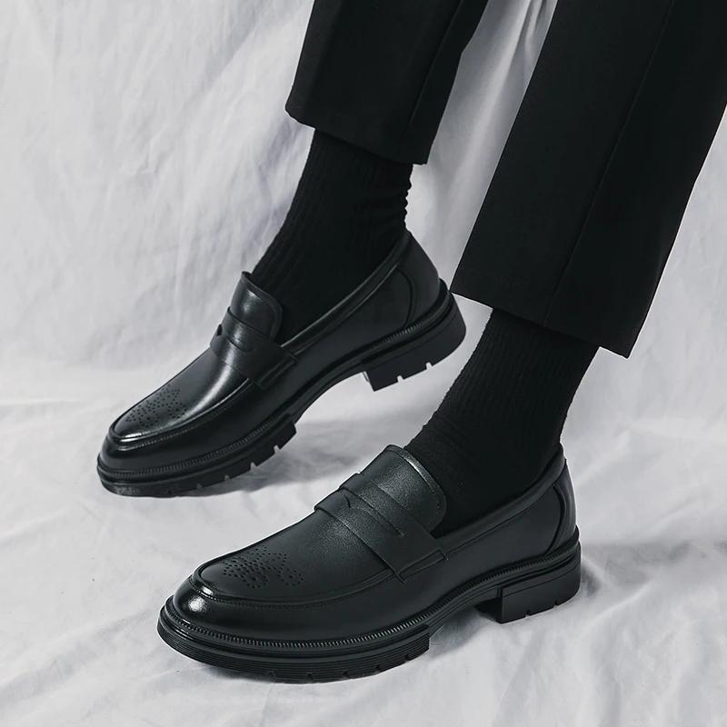 Bureau hommes chaussures habillées classique décontracté chaussures d'affaires pour hommes fête mari