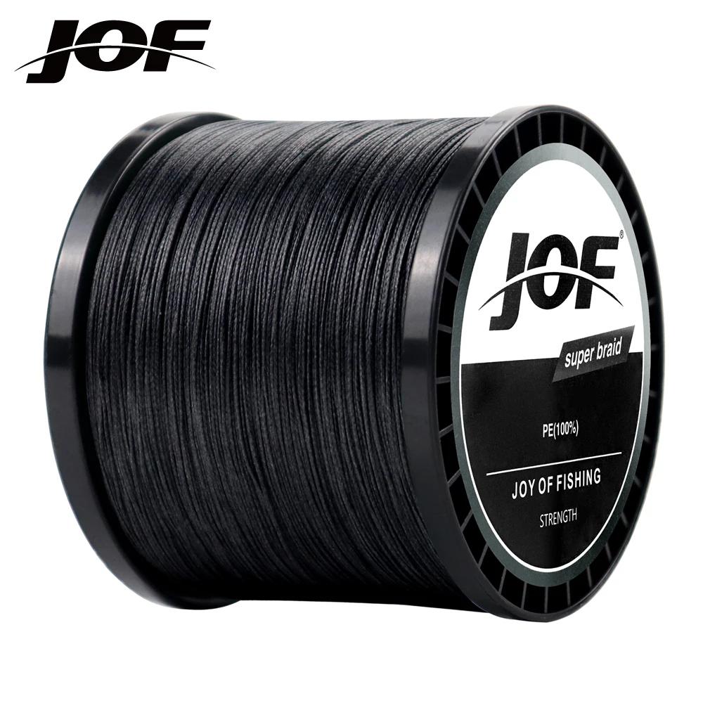 JOF-Ligne de pêche tressée à 4 brins, 1000m, 500m, 300m, Multimessieurs, Pêche à la carpe, Ligne PE,