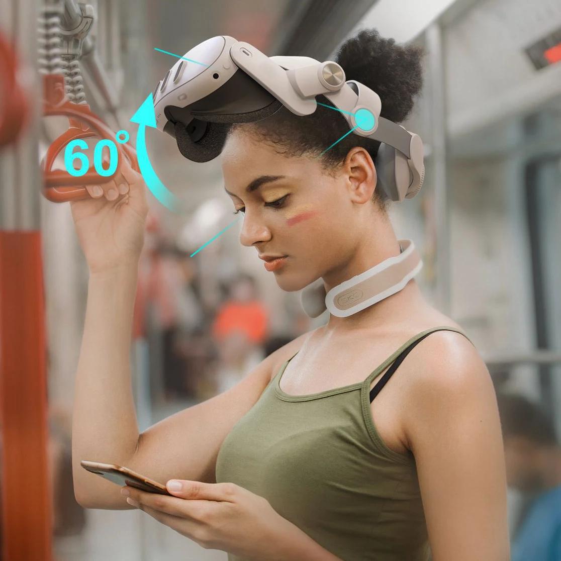 Sangle de tête réglable pour Meta Quest 3, Elite Resubdivision, casque VR, améliore le confort, acce