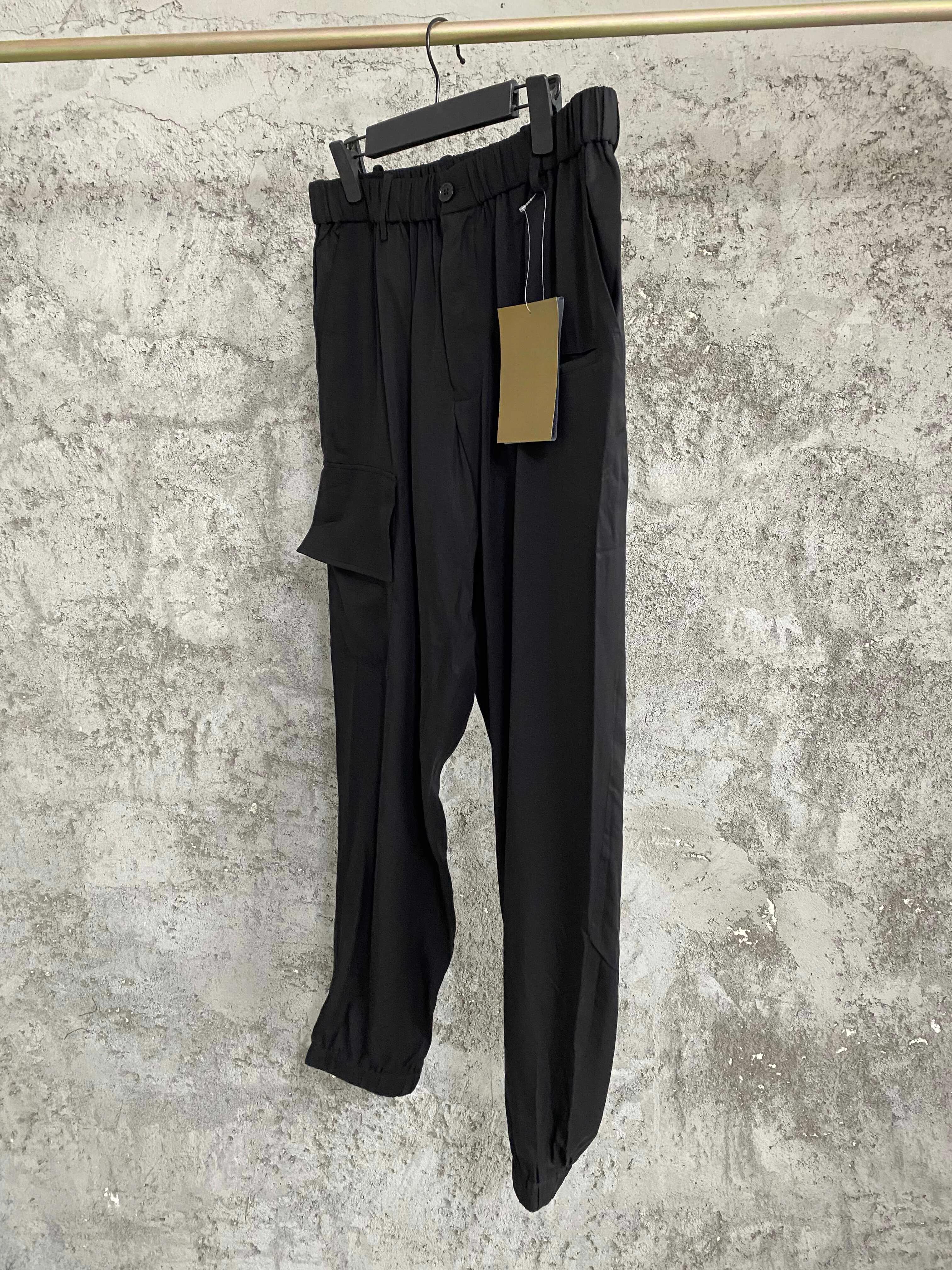 TOP-YAMAMOTO pantalon en tissu de vêtements de travail amples de style fonctionnel multi-poches, pan