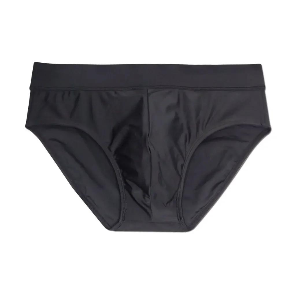 Maillot de bain en maille pour hommes, Sexy, ajouré, cordon de serrage, taille basse, culotte de nat