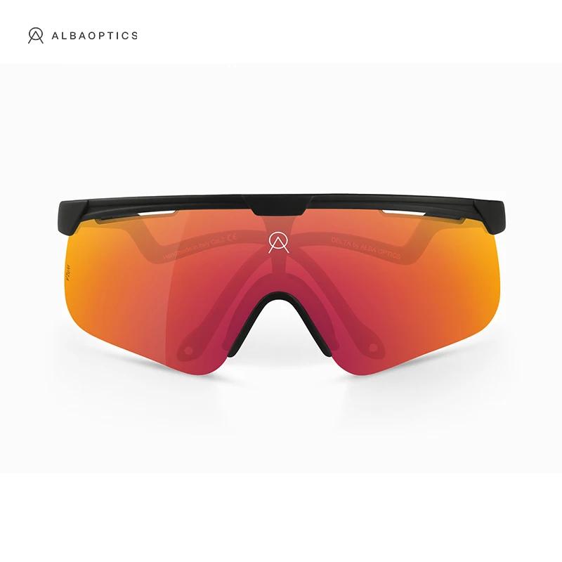 ALBA-Lunettes de cyclisme polarisées pour hommes et femmes, lunettes de sport, route, VTT, vélo de m