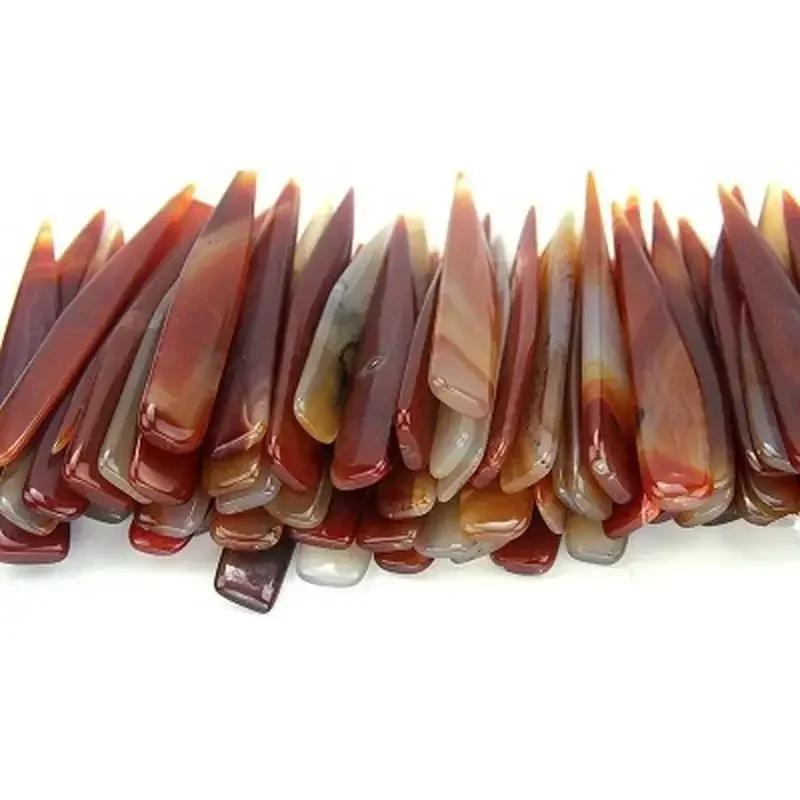 Bord en cuir d'agate de 8cm, pour le marquage du papier pliant, artisanat, accessoire d'outil fait à