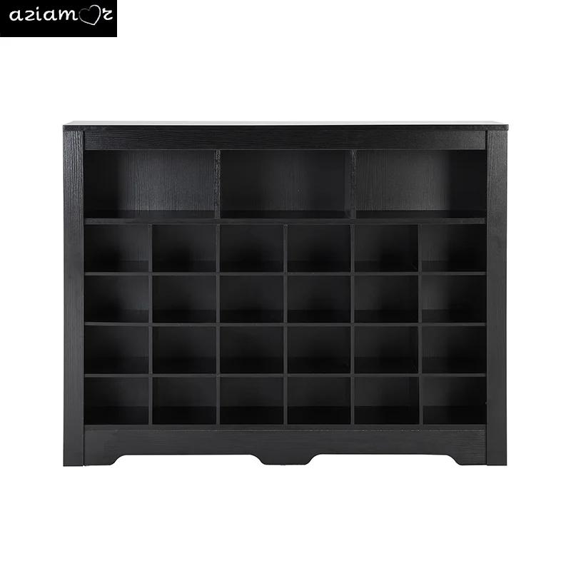 ON-TREND-Console Cubby 24 chaussures au design élégant, armoire à chaussures moderne avec base incur