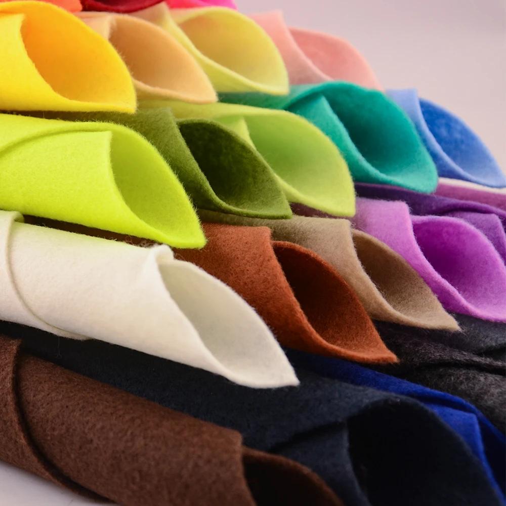 Tissu en feutre super doux, épaisseur 1,4 mm, 30*30 cm/20 cm*90 cm, feuille non tissée pour travaux 