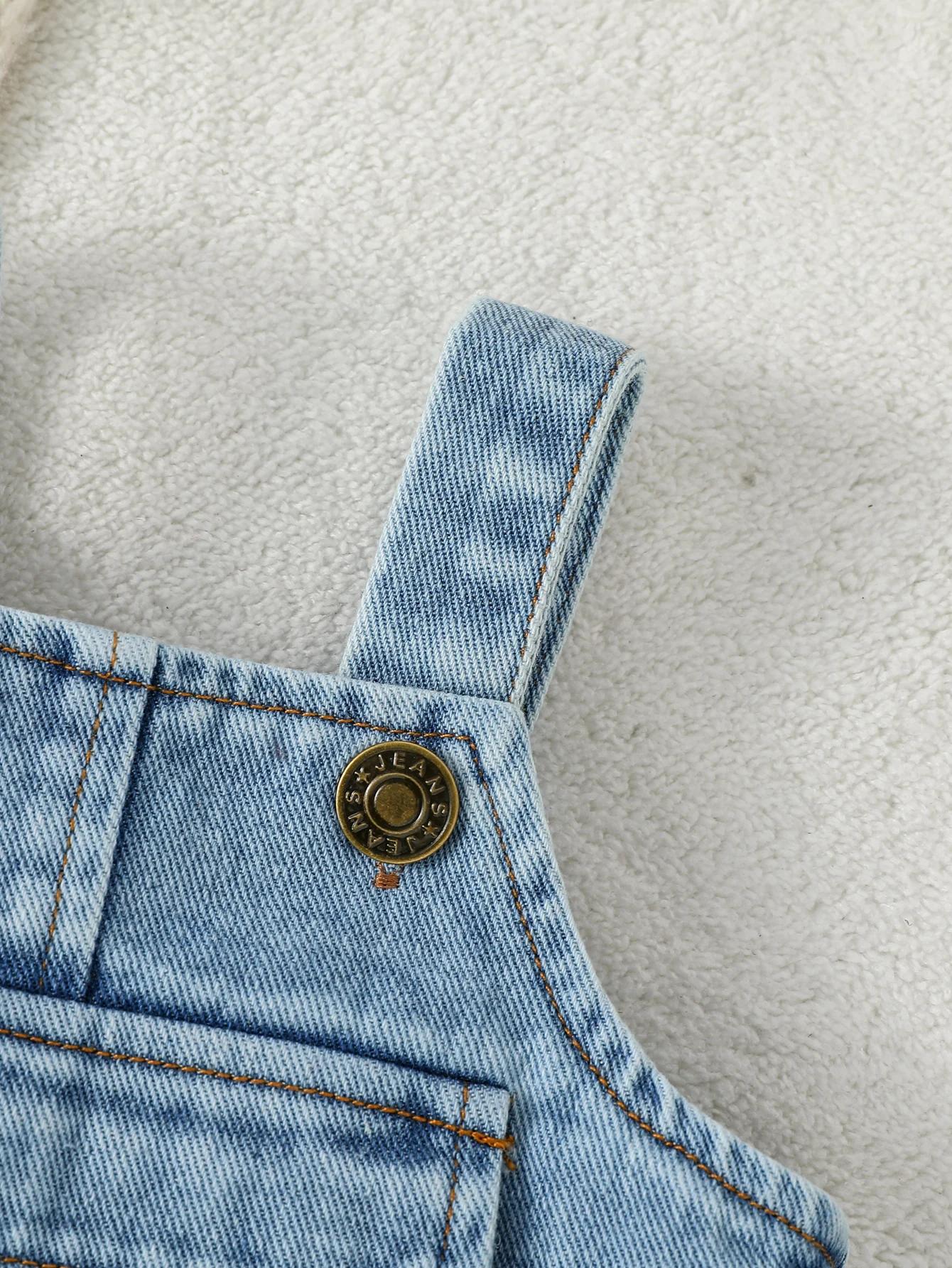 2 pièces bébé garçons/filles toutes saisons haut à manches longues + bretelles pantalon costume vête