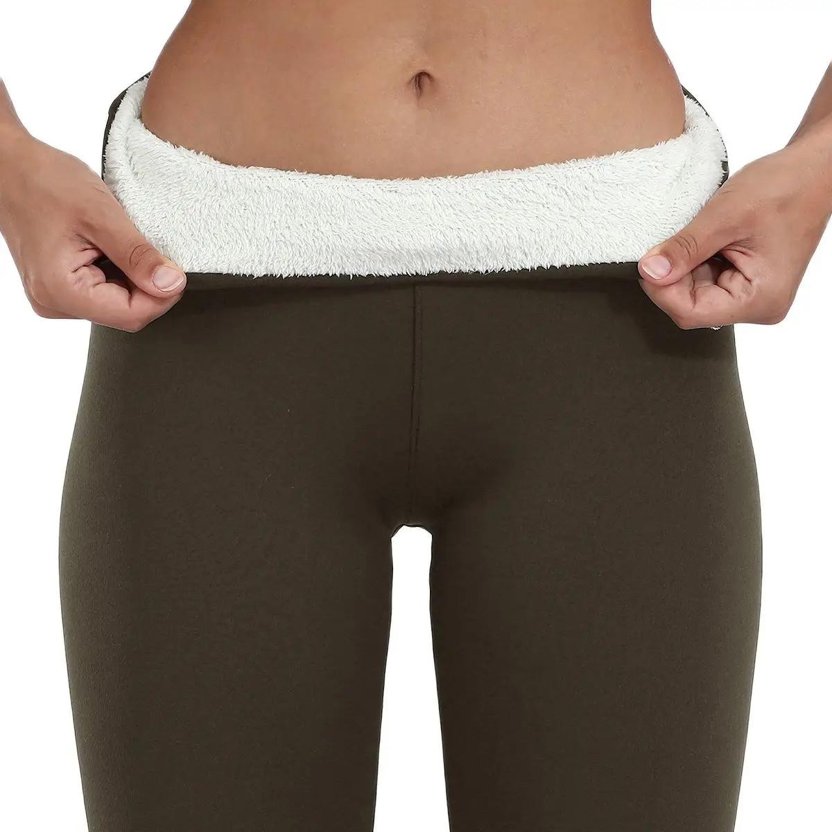 CHRLEISURE épaissir pantalons de Yoga pour femmes hiver chaud Sport Leggings taille haute thermique 