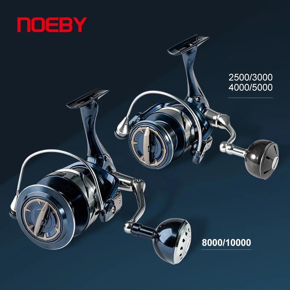 Noeby moulinet de pêche Spinning 2500 3000 4000 5000 6000 8000 10000 traînée Max 25kg moulinets de p