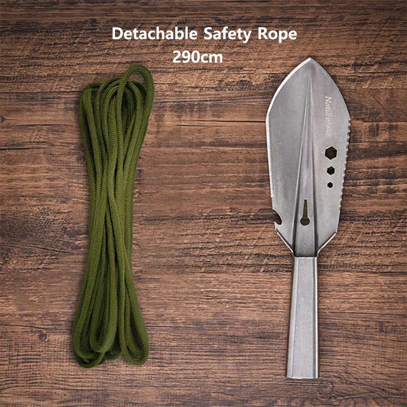 Natureifa-Pelle de camping multifonctionnelle pour l'extérieur, pelle de randonnée, outil d'urgence 