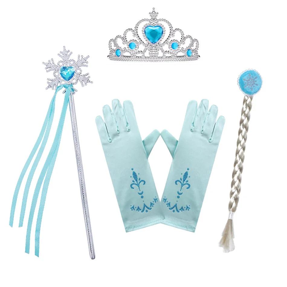 Robes de princesse Elsa blanches Disney la reine des neiges 2, tenue reine des neiges, Cosplay, fête