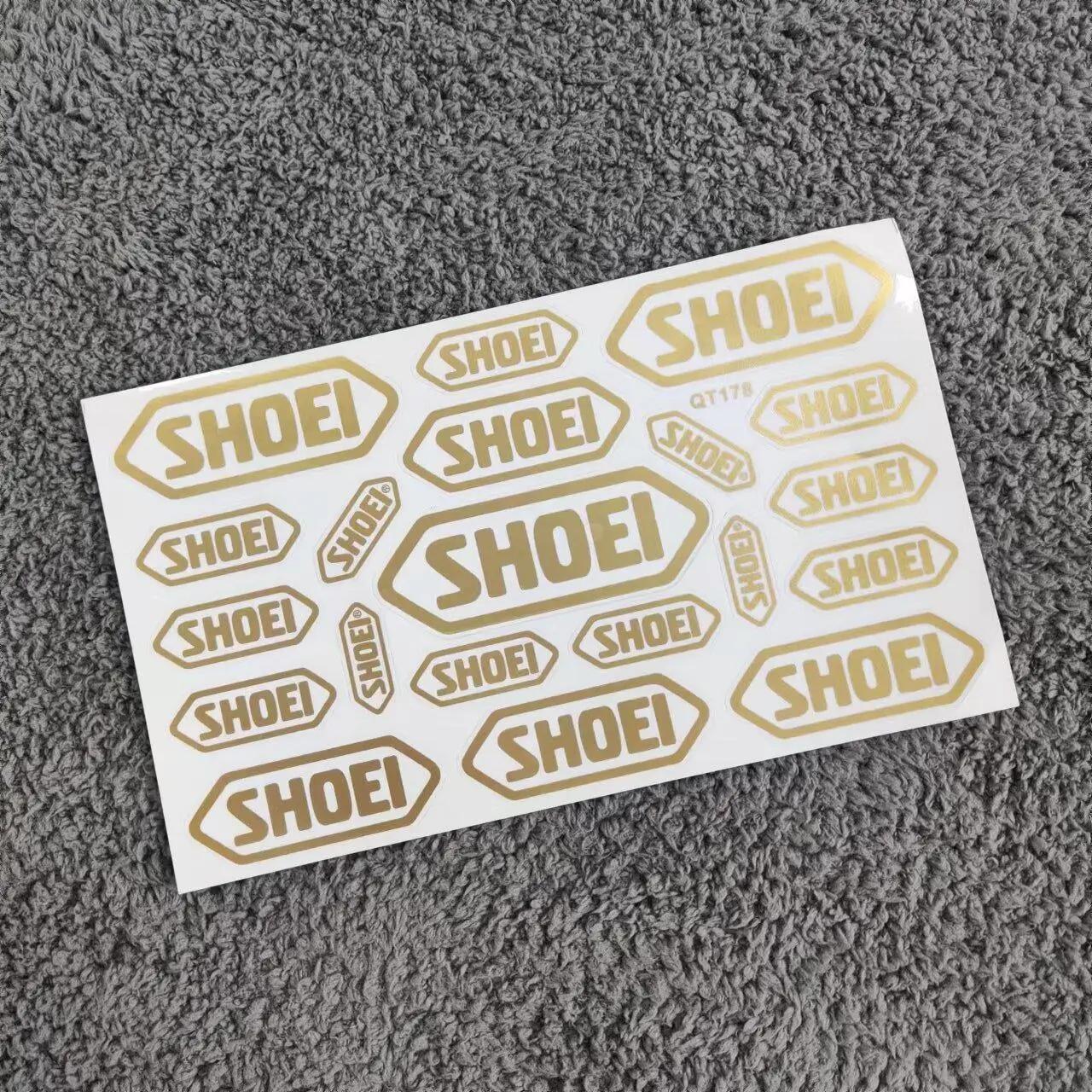 Autocollant de casque de moto pour SHOEI, Film décoratif étanche, Logo universel