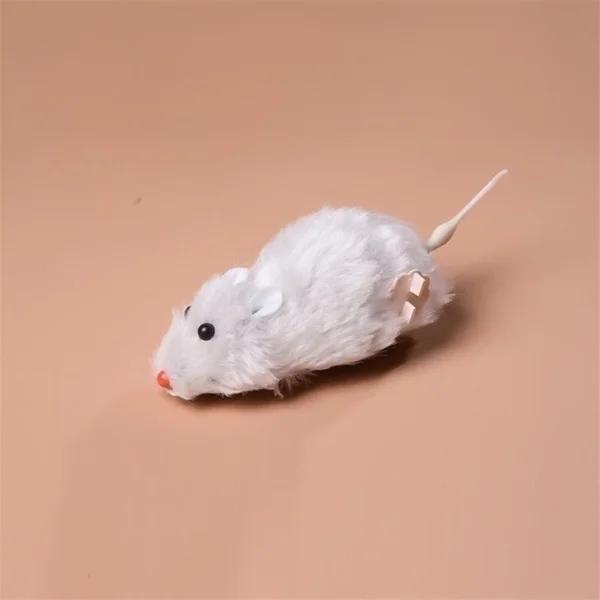 1 pièces drôle réaliste en peluche souris course Rat jouet pour chats chiens animaux enfants couleur