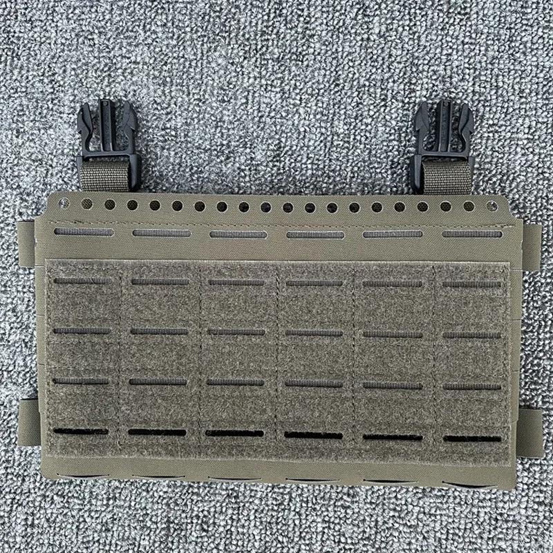 Pochette de plate-forme de poitrine tactique Airsoft MK5, porte-plaque, découpe Laser, sac Molle, Co