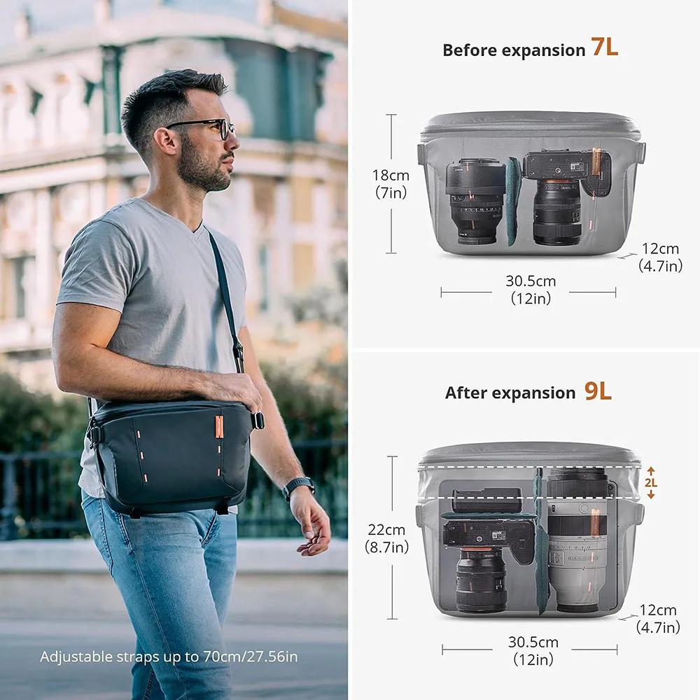 PGYTECH-Sac à bandoulière OneMo pour appareil photo reflex numérique et sans miroir, sac de photogra