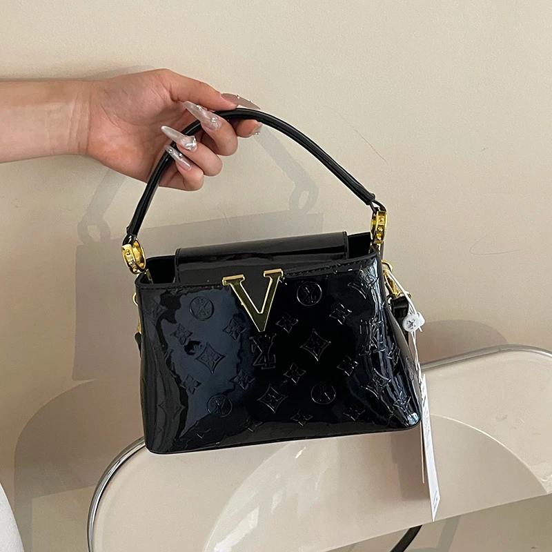Sac messager élégant pour femme 2026, sac à bandoulière en cuir de haute qualité pour femme avec sty
