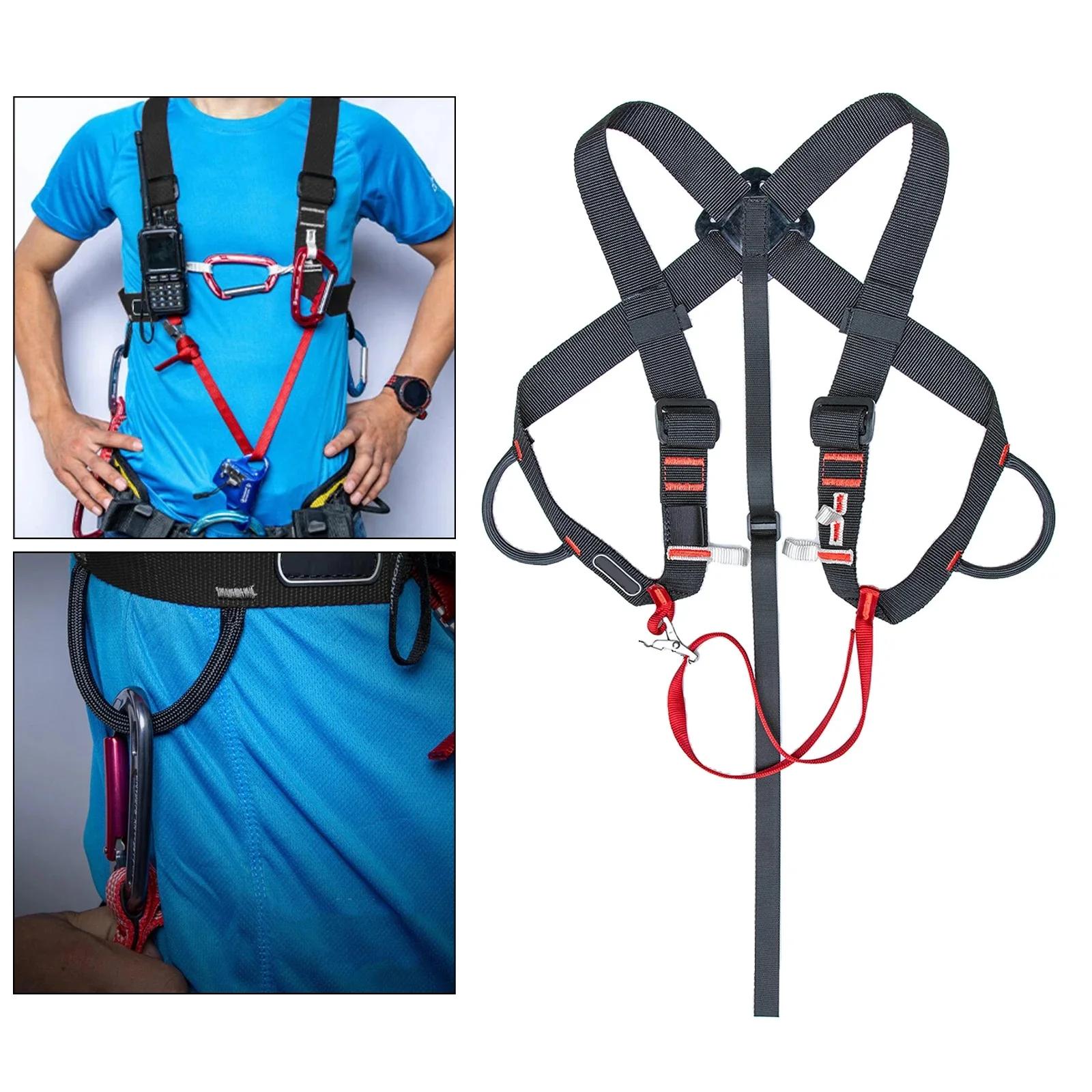 Ceintures d'épaule décive ascendentes pour escalade en plein air, ceinture de sécurité de poitrine r