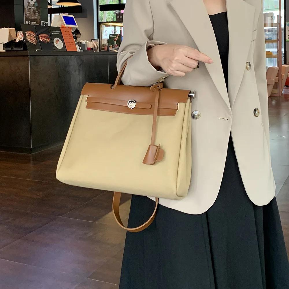 Sac à main polyvalent et tendance, nouveau style 2026, sensation premium, sac fourre-tout à bandouli