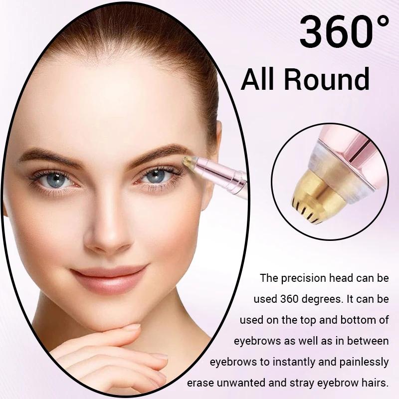 Rasoir de sourcils électrique sécurité épilation sourcils épilateur chargeur USB Mini Shaper rasoir 