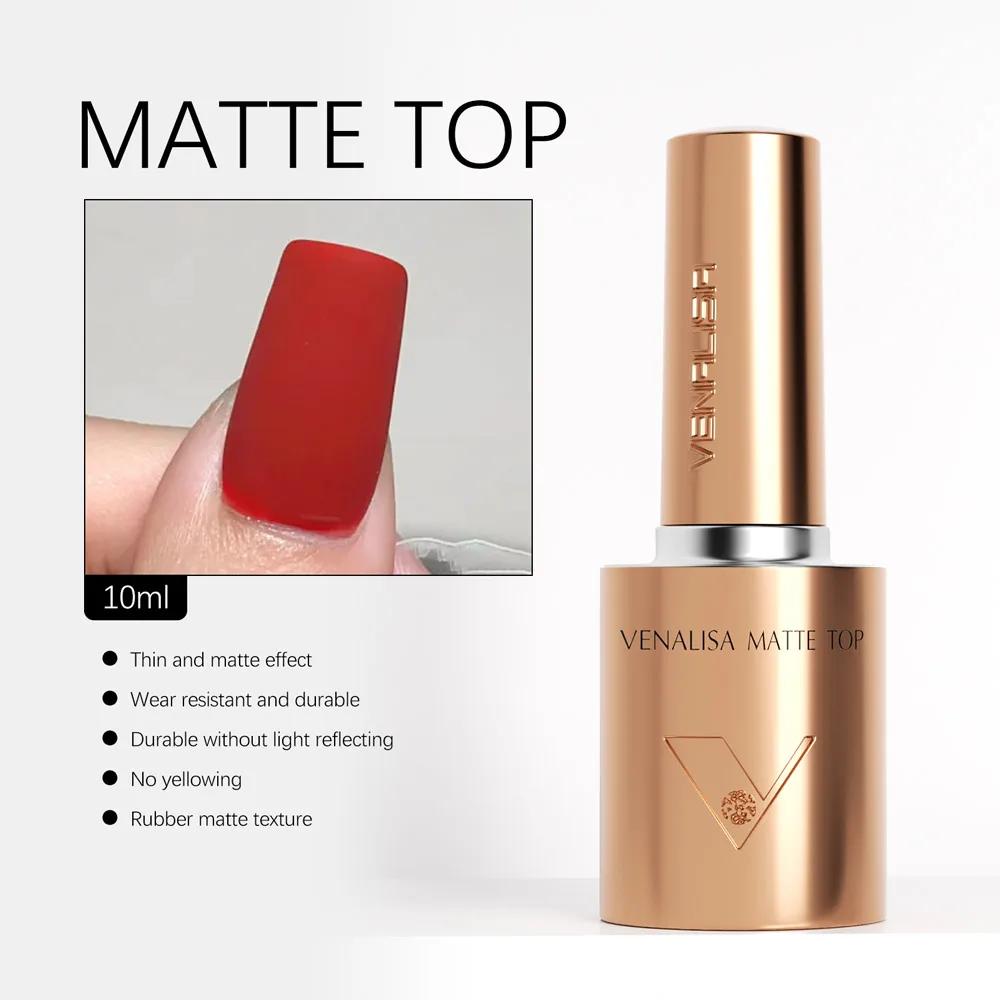 1/2/3 pièces Kit Venalisa 10ml vernis à ongles HEMA/TPO Base gratuite diamant Ultra brillant trempé 