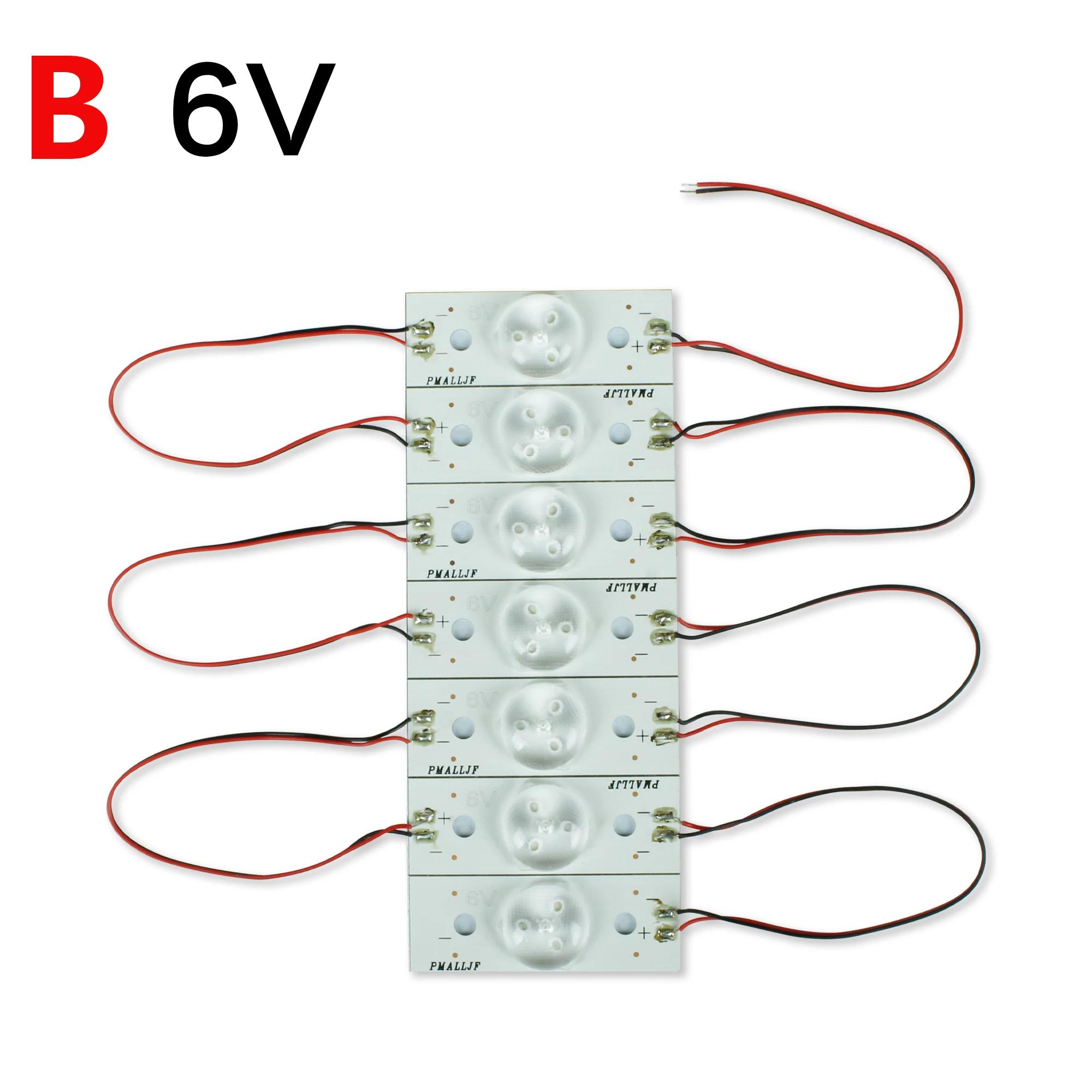 Perles de lampe SMD avec filtre de lentille optique, réparation TV LED, LCD TV, 20-175 pouces, 3V, 6